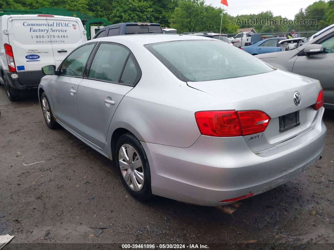 2012 Volkswagen Jetta 2.0l S Gray vin: 3VW1K7AJ5CM348180