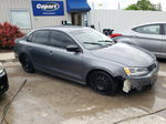 2012 Volkswagen Jetta Base Gray vin: 3VW1K7AJ5CM352830