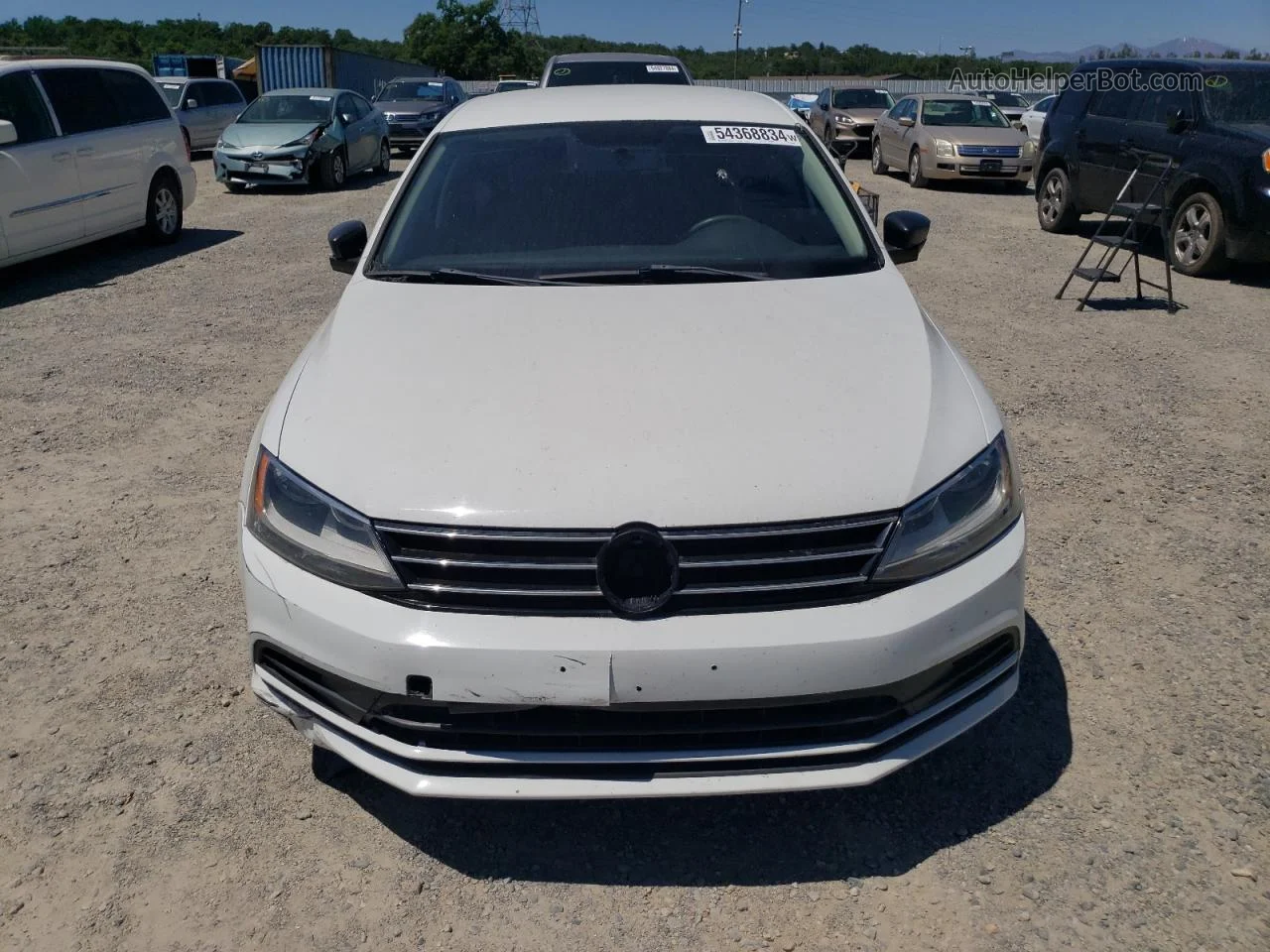 2015 Volkswagen Jetta Base Белый vin: 3VW1K7AJ5FM251260