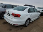 2015 Volkswagen Jetta Base White vin: 3VW1K7AJ5FM309576