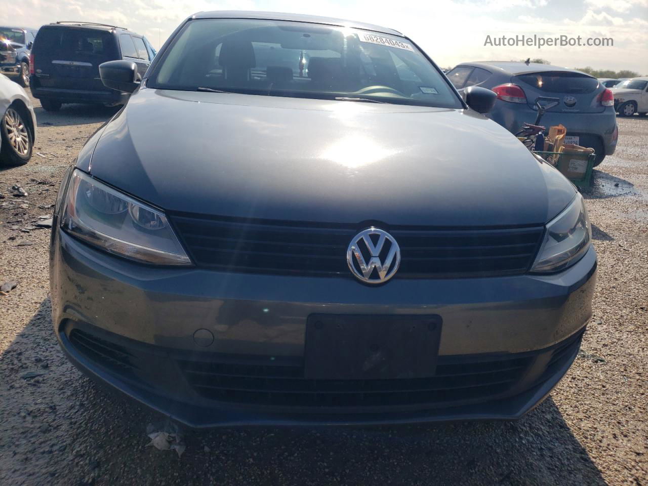 2014 Volkswagen Jetta Base Серый vin: 3VW1K7AJ6EM396452