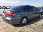 2014 Volkswagen Jetta Base Gray vin: 3VW1K7AJ6EM396452