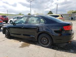 2013 Volkswagen Jetta Base Black vin: 3VW1K7AJ7DM238376