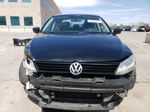 2013 Volkswagen Jetta Base Black vin: 3VW1K7AJ7DM238376