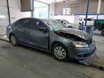 2013 Volkswagen Jetta Base Gray vin: 3VW1K7AJ7DM283382