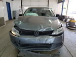 2013 Volkswagen Jetta Base Gray vin: 3VW1K7AJ7DM283382