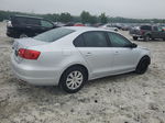 2014 Volkswagen Jetta Base Silver vin: 3VW1K7AJ7EM434125