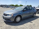 2015 Volkswagen Jetta Base Gray vin: 3VW1K7AJ7FM304329