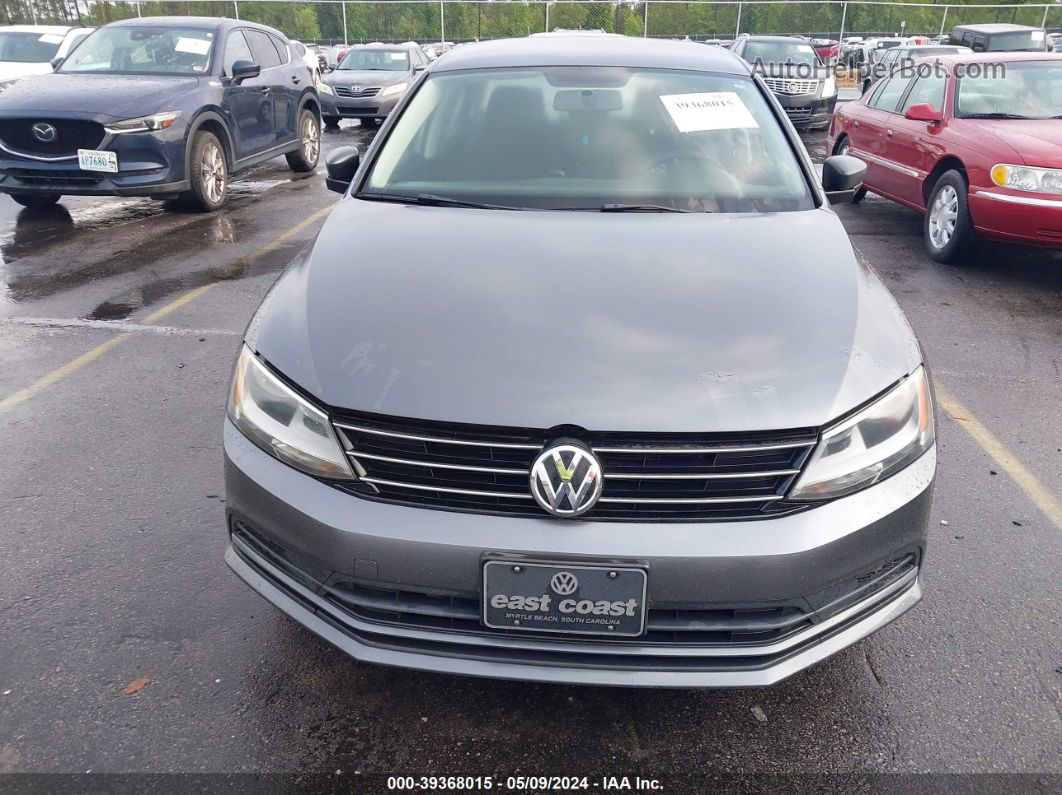 2015 Volkswagen Jetta 2.0l S Серый vin: 3VW1K7AJ7FM306274