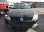 2012 Volkswagen Jetta Base Black vin: 3VW1K7AJ9CM330006