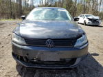 2014 Volkswagen Jetta Base Black vin: 3VW1K7AJXEM355547