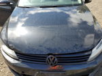 2014 Volkswagen Jetta Base Черный vin: 3VW1K7AJXEM355547