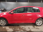 2015 Volkswagen Golf Tsi S 4-door Красный vin: 3VW217AU0FM018825