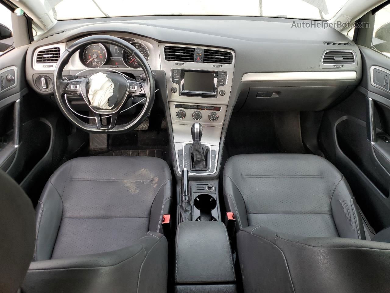 2015 Volkswagen Golf  Черный vin: 3VW217AU0FM019103