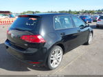 2015 Volkswagen Golf Tsi Sel 4-door Черный vin: 3VW217AU0FM072545