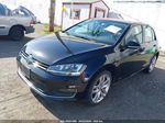 2015 Volkswagen Golf Tsi Sel 4-door Черный vin: 3VW217AU0FM072545