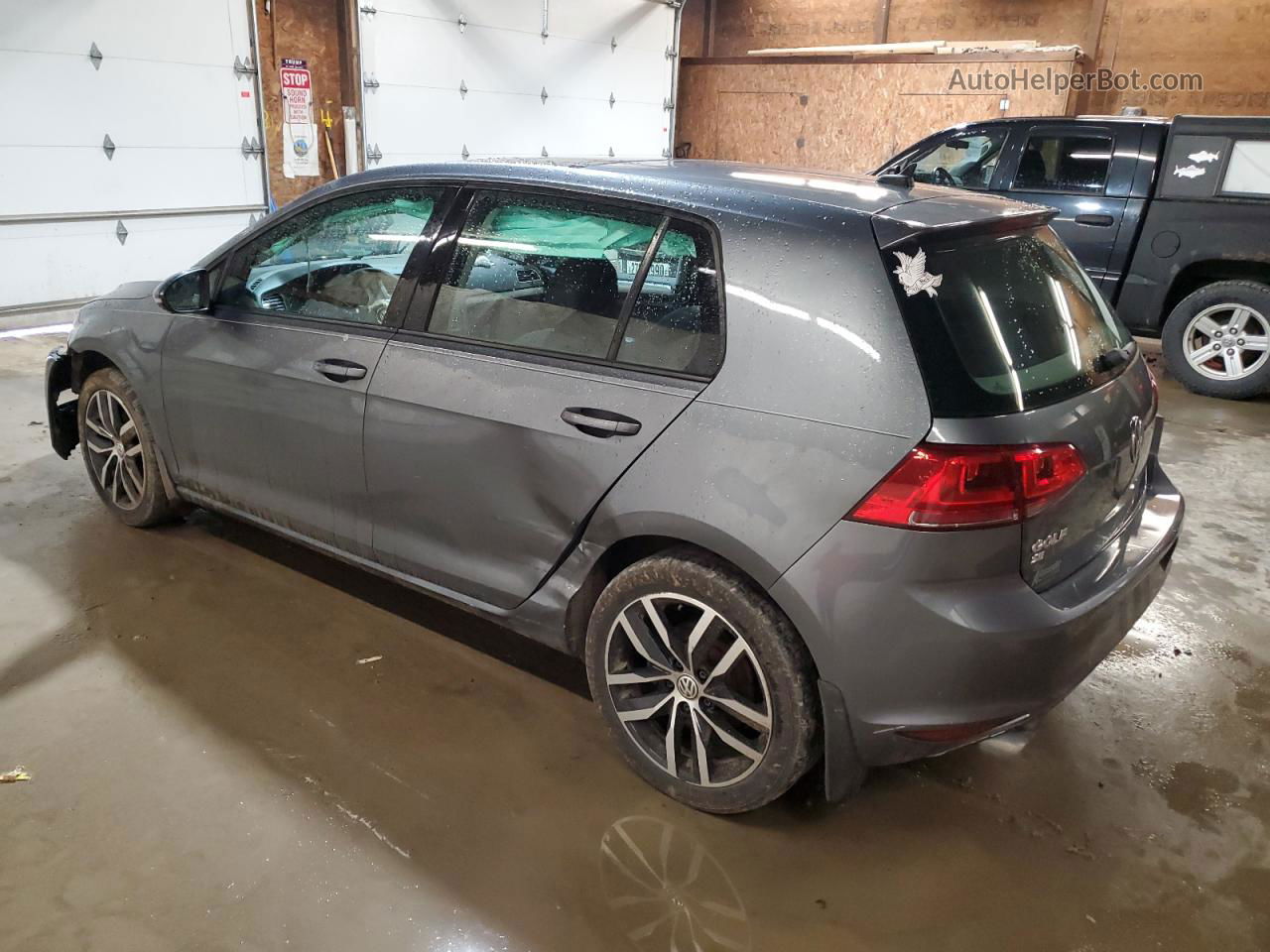 2016 Volkswagen Golf S/se Серый vin: 3VW217AU0GM003355