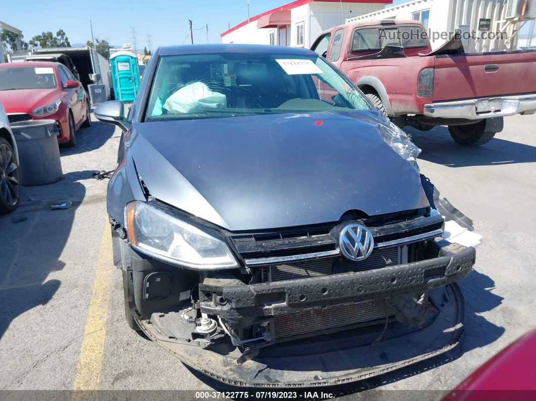 2016 Volkswagen Golf Tsi S 4-door Серый vin: 3VW217AU0GM016722