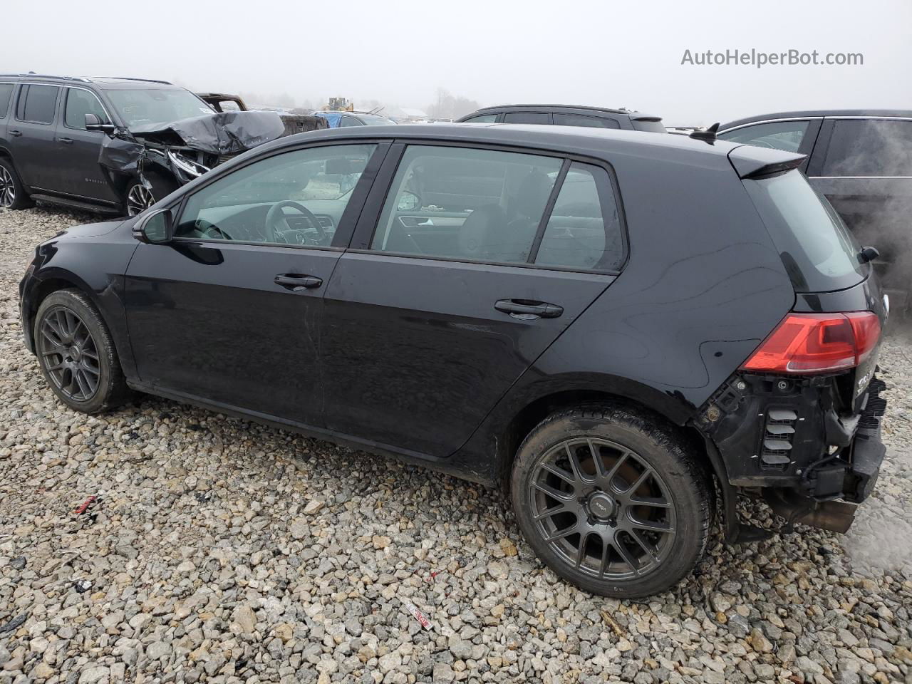 2016 Volkswagen Golf S/se Черный vin: 3VW217AU0GM020995