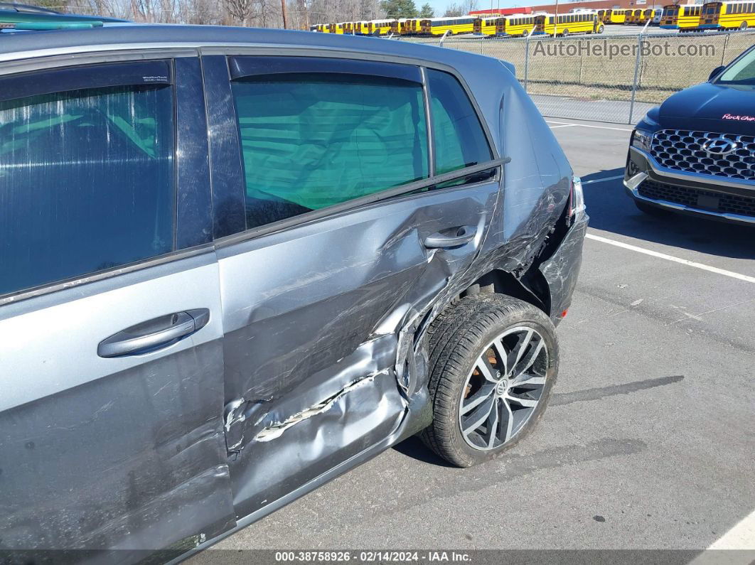 2016 Volkswagen Golf Tsi Se 4-door Серый vin: 3VW217AU0GM026182