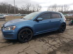 2016 Volkswagen Golf S/se Blue vin: 3VW217AU0GM052491