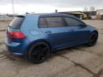 2016 Volkswagen Golf S/se Blue vin: 3VW217AU0GM052491