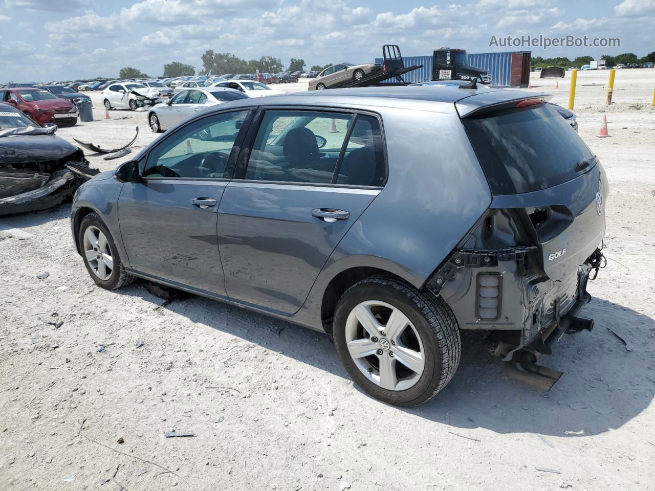 2017 Volkswagen Golf S Серый vin: 3VW217AU0HM010811