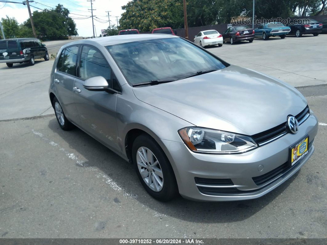 2017 Volkswagen Golf Tsi S 4-door/tsi Se 4-door/tsi Sel 4-door/tsi Wolfsburg Edition 4-door Gray vin: 3VW217AU0HM076839