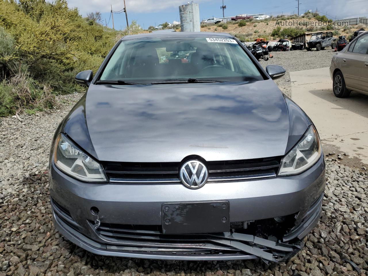 2015 Volkswagen Golf  Угольный vin: 3VW217AU1FM028991