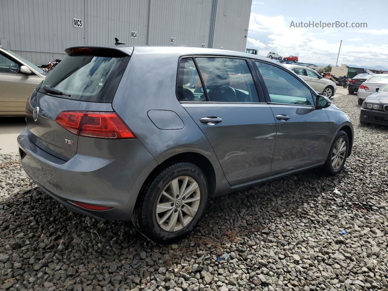 2015 Volkswagen Golf  Charcoal vin: 3VW217AU1FM028991