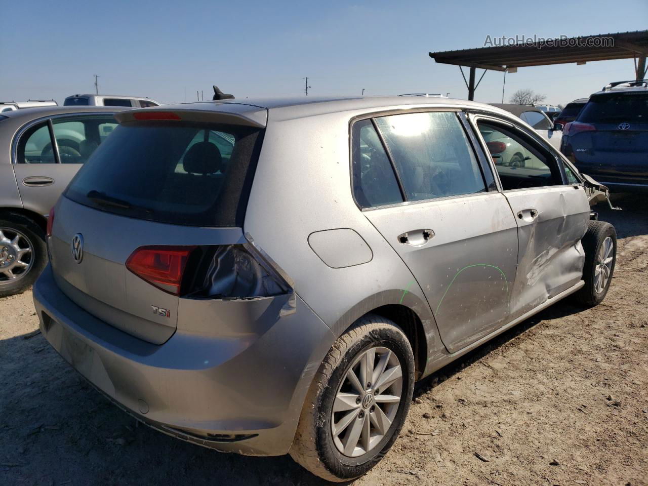 2015 Volkswagen Golf  Silver vin: 3VW217AU1FM099379