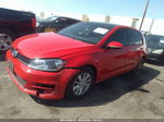 2016 Volkswagen Golf Tsi S W/sunroof Красный vin: 3VW217AU1GM015823