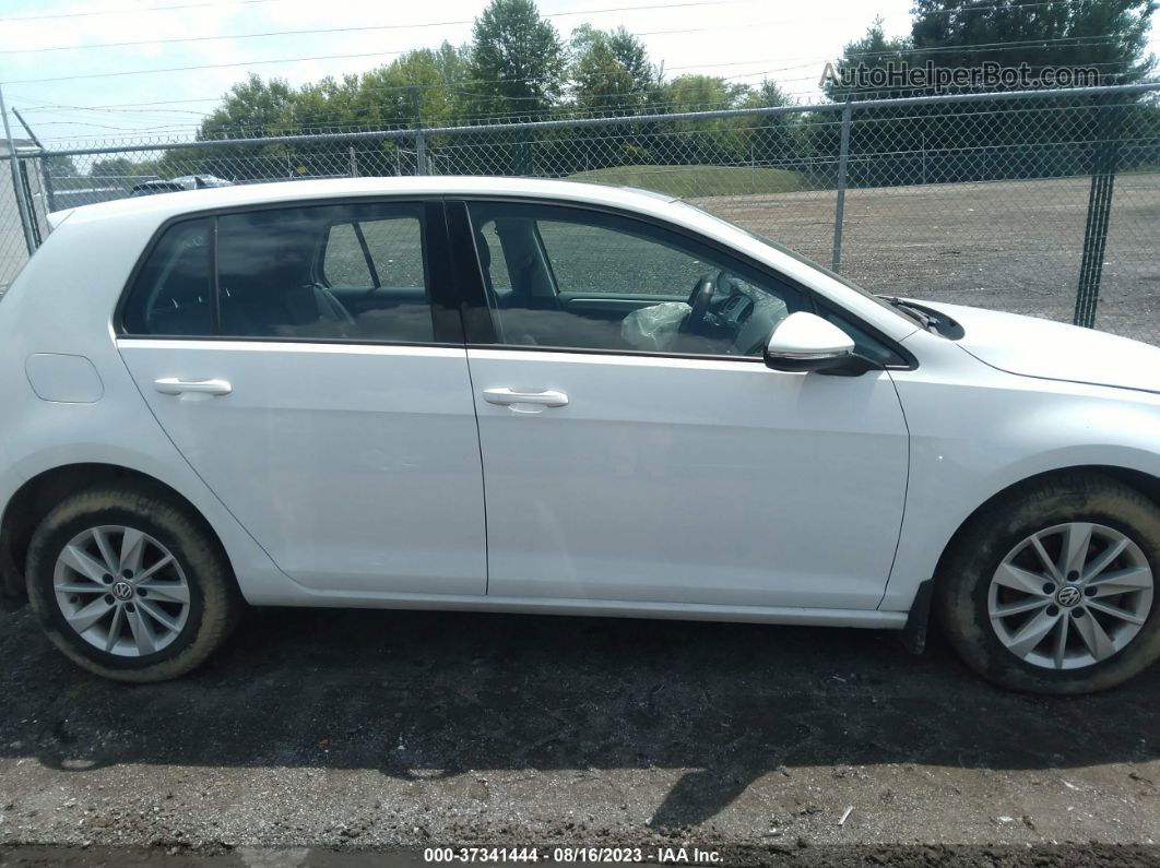 2016 Volkswagen Golf Tsi S W/sunroof White vin: 3VW217AU1GM038079