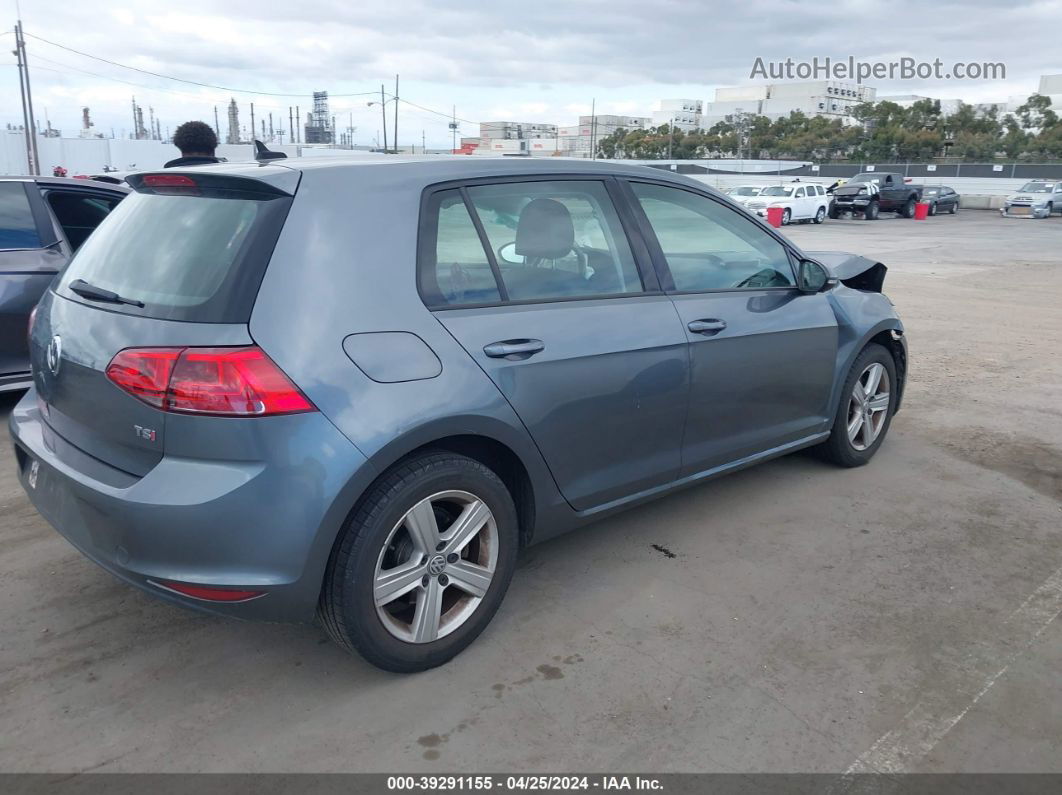 2017 Volkswagen Golf Tsi S 4-door/tsi Se 4-door/tsi Sel 4-door/tsi Wolfsburg Edition 4-door Gray vin: 3VW217AU1HM024636