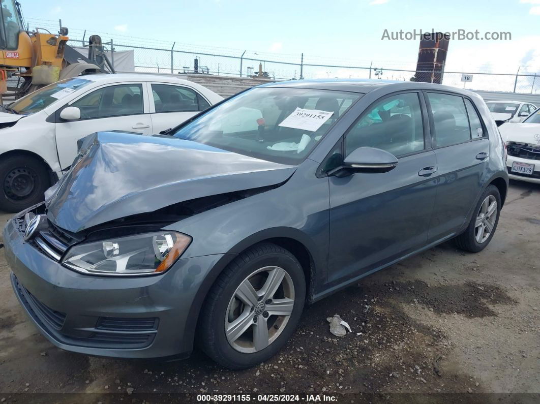 2017 Volkswagen Golf Tsi S 4-door/tsi Se 4-door/tsi Sel 4-door/tsi Wolfsburg Edition 4-door Gray vin: 3VW217AU1HM024636