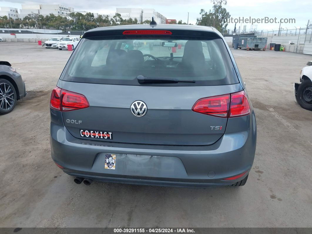 2017 Volkswagen Golf Tsi S 4-door/tsi Se 4-door/tsi Sel 4-door/tsi Wolfsburg Edition 4-door Gray vin: 3VW217AU1HM024636