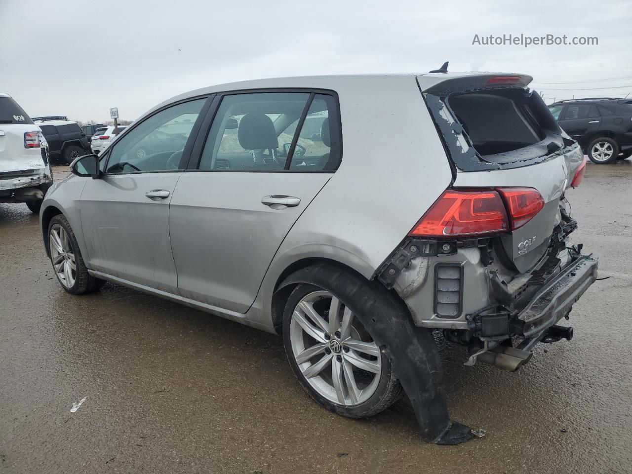 2017 Volkswagen Golf S Silver vin: 3VW217AU1HM059502