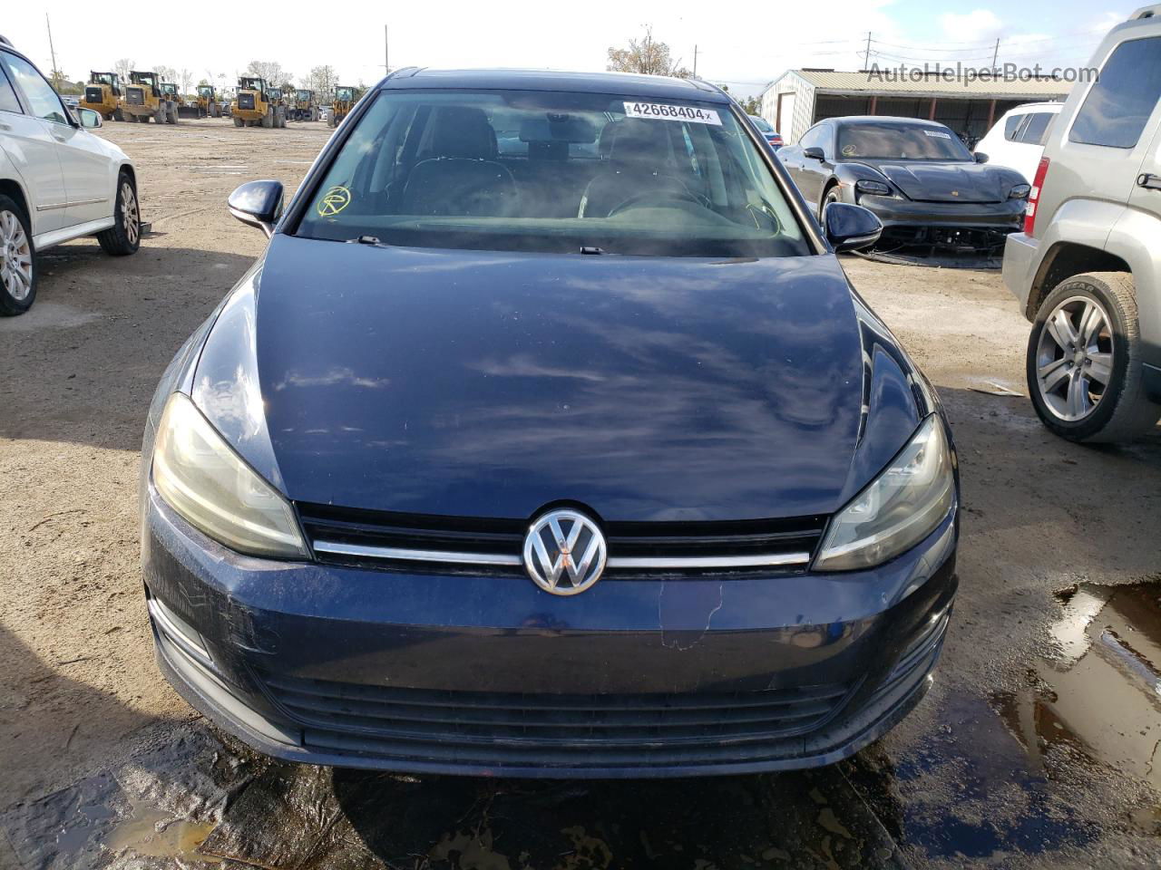 2015 Volkswagen Golf  Blue vin: 3VW217AU2FM010998