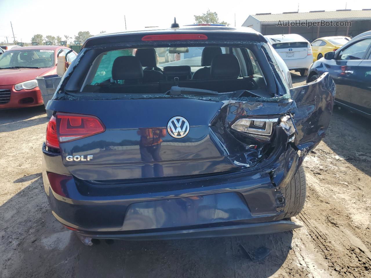 2015 Volkswagen Golf  Blue vin: 3VW217AU2FM020348