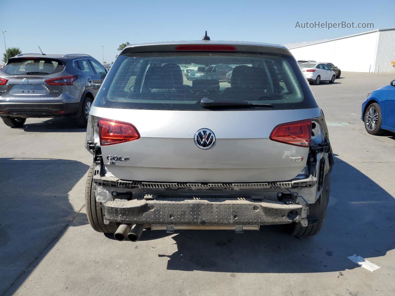 2016 Volkswagen Golf S/se Gray vin: 3VW217AU2GM018164