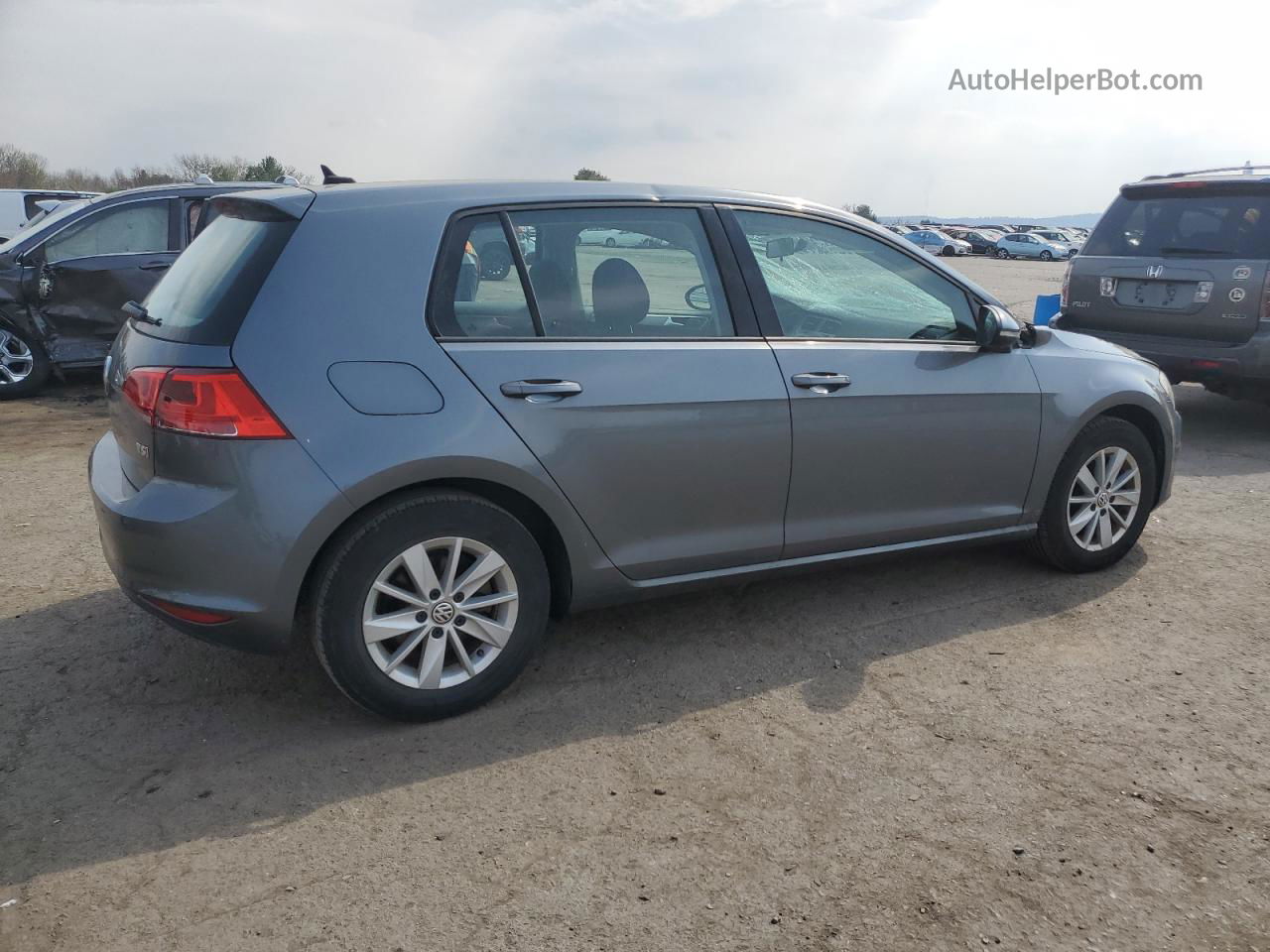 2016 Volkswagen Golf S/se Gray vin: 3VW217AU2GM032100