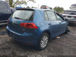 2015 Volkswagen Golf Tsi S 4-door Blue vin: 3VW217AU3FM018723