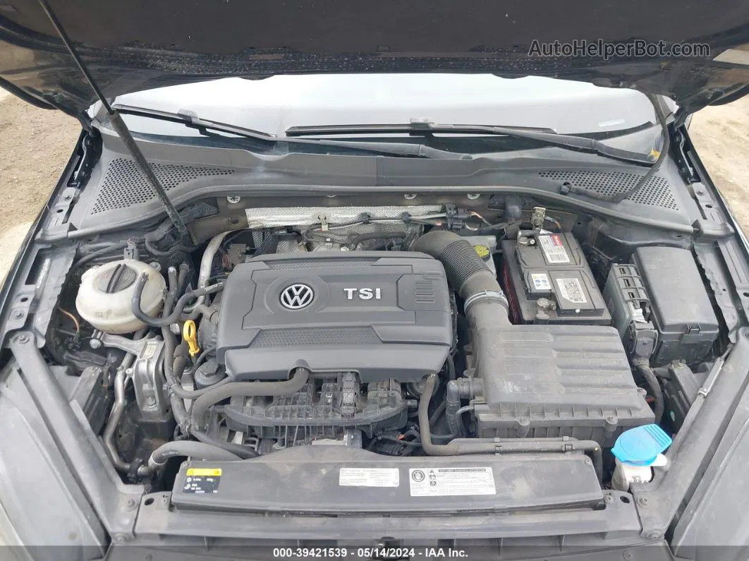 2015 Volkswagen Golf Tsi Se 4-door Черный vin: 3VW217AU3FM027518