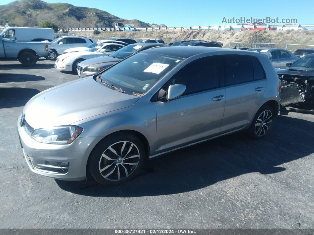 2016 Volkswagen Golf Tsi Se 4-door Silver vin: 3VW217AU3GM019923