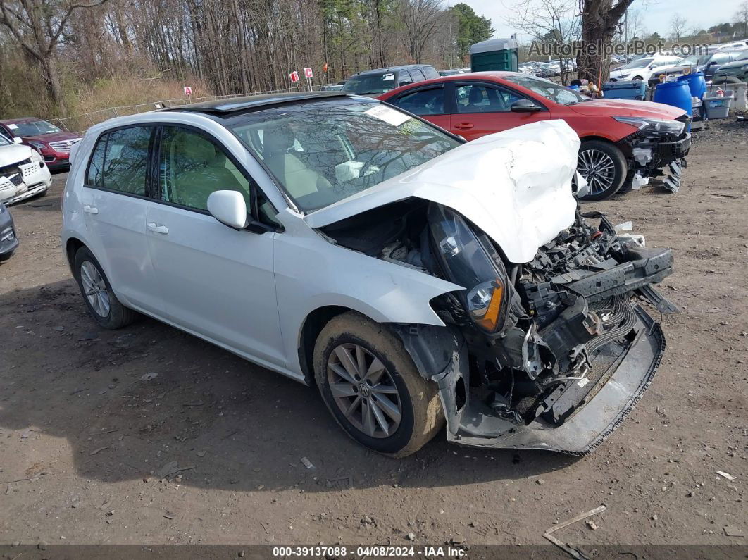 2016 Volkswagen Golf Tsi S 4-door Белый vin: 3VW217AU3GM046054