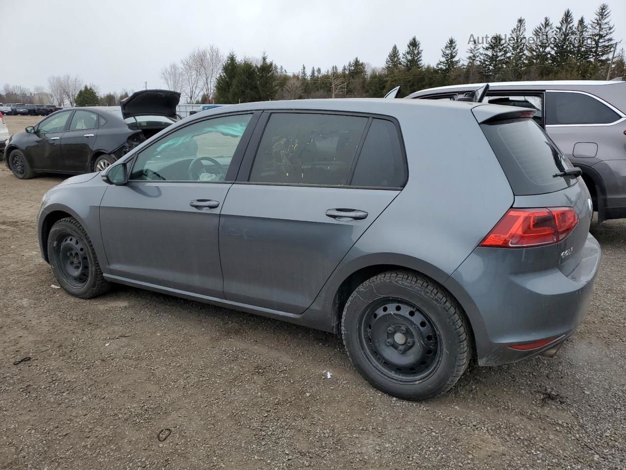 2016 Volkswagen Golf S/se Gray vin: 3VW217AU3GM055384