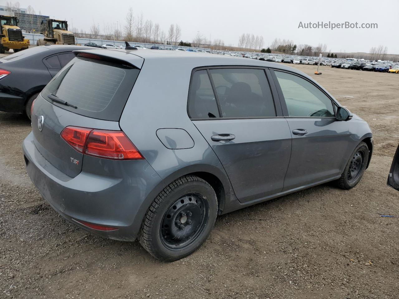 2016 Volkswagen Golf S/se Gray vin: 3VW217AU3GM055384