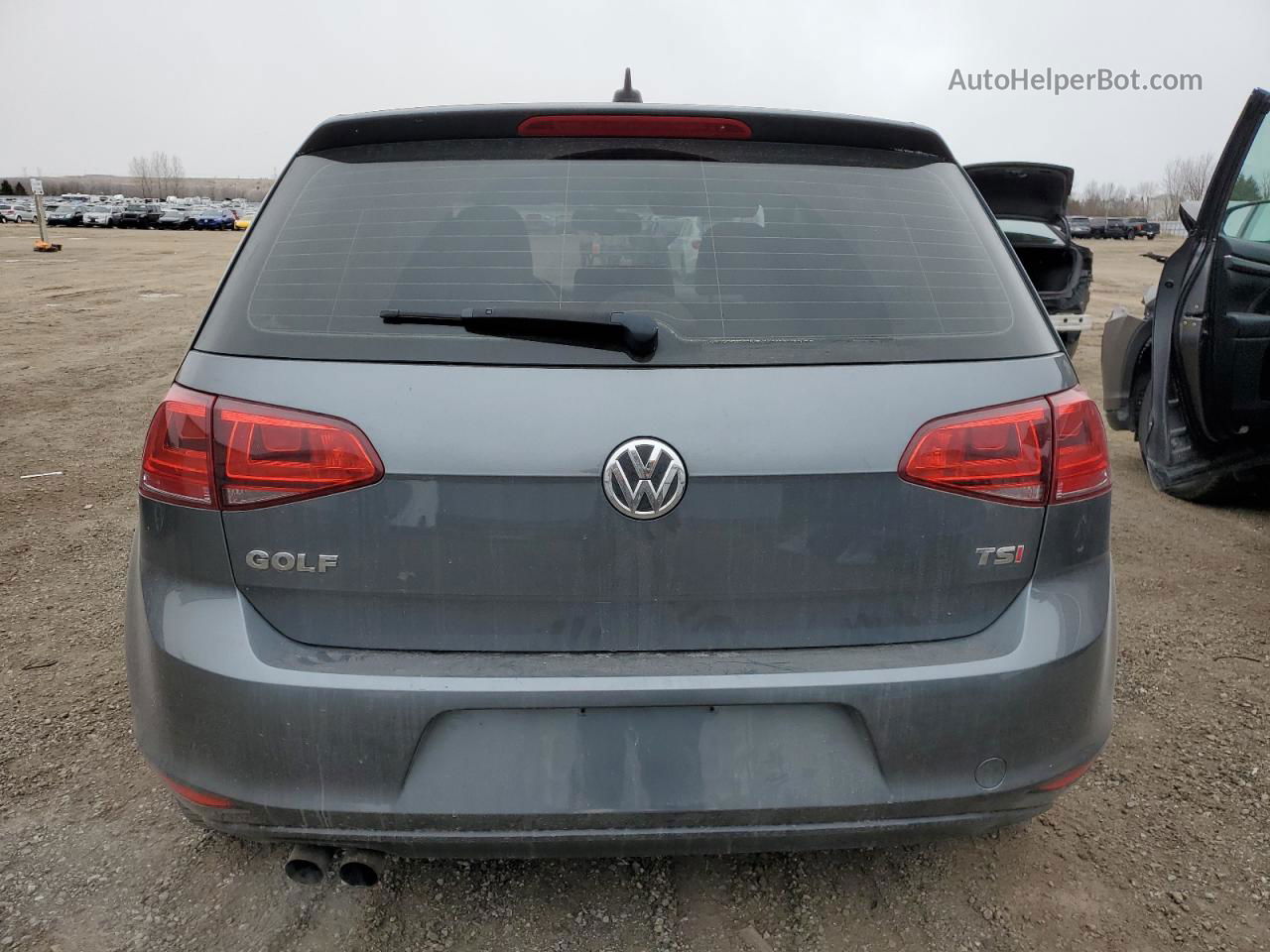 2016 Volkswagen Golf S/se Gray vin: 3VW217AU3GM055384