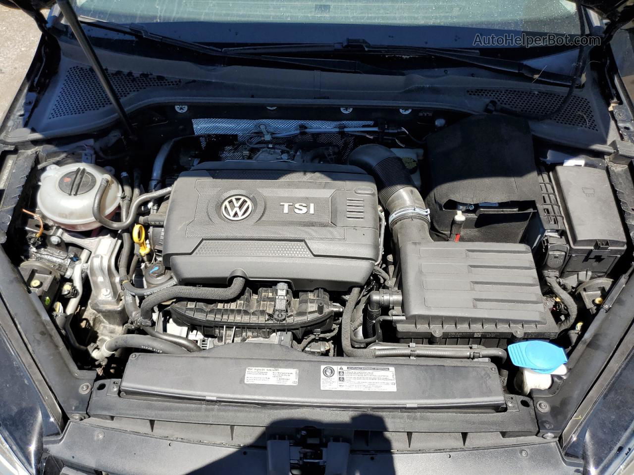 2017 Volkswagen Golf S Черный vin: 3VW217AU3HM014299