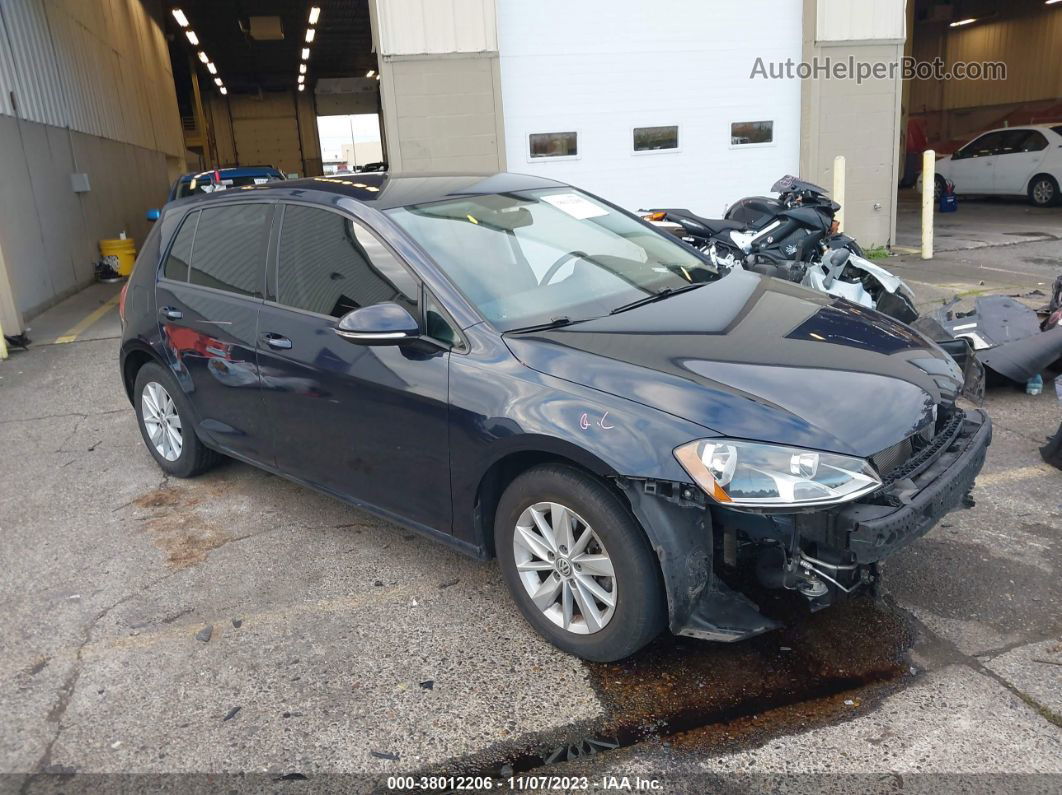 2017 Volkswagen Golf Tsi S 4-door/tsi Se 4-door/tsi Sel 4-door/tsi Wolfsburg Edition 4-door Blue vin: 3VW217AU3HM053233